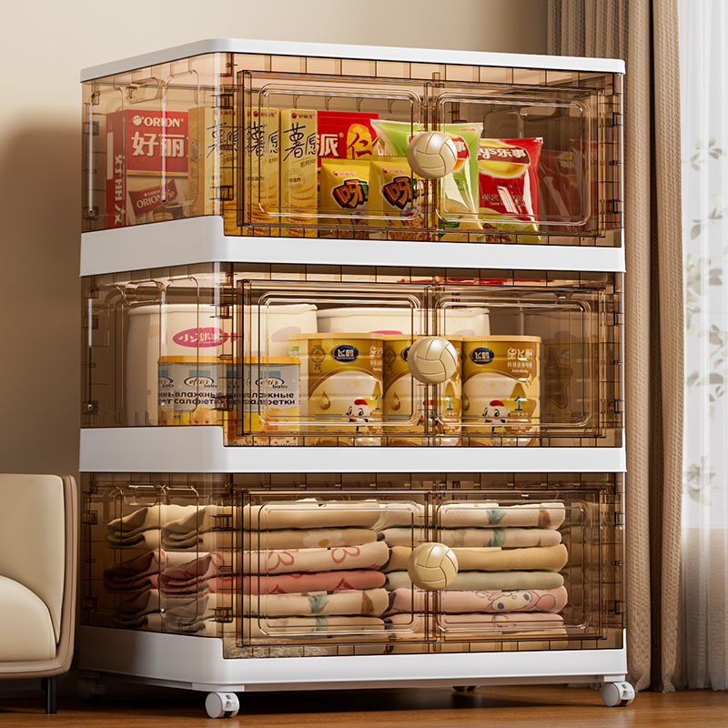 特大号加厚折叠免安装收纳柜宝宝衣柜儿童收纳箱储物柜置物柜家用