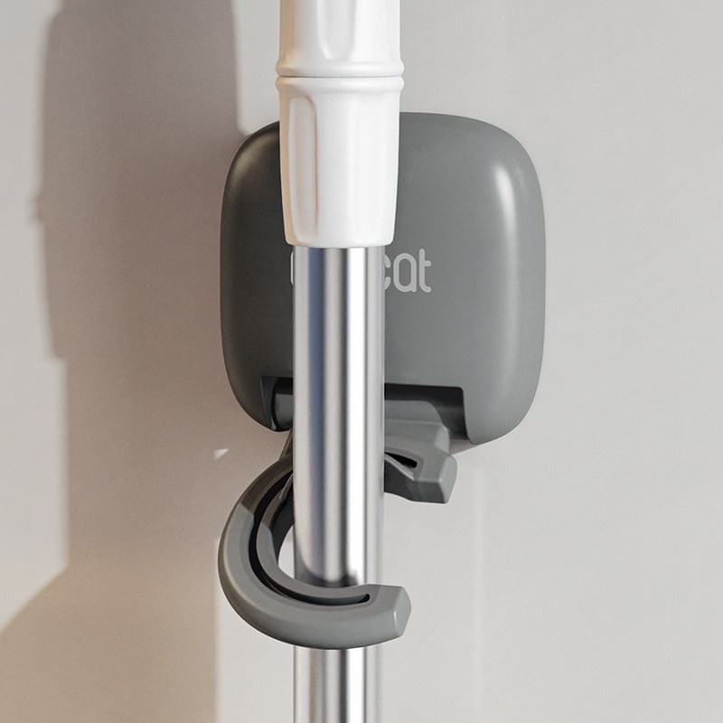 免打孔拖把挂钩壁挂夹扫把拖布固定卡扣挂架卫生间门后收纳粘钩