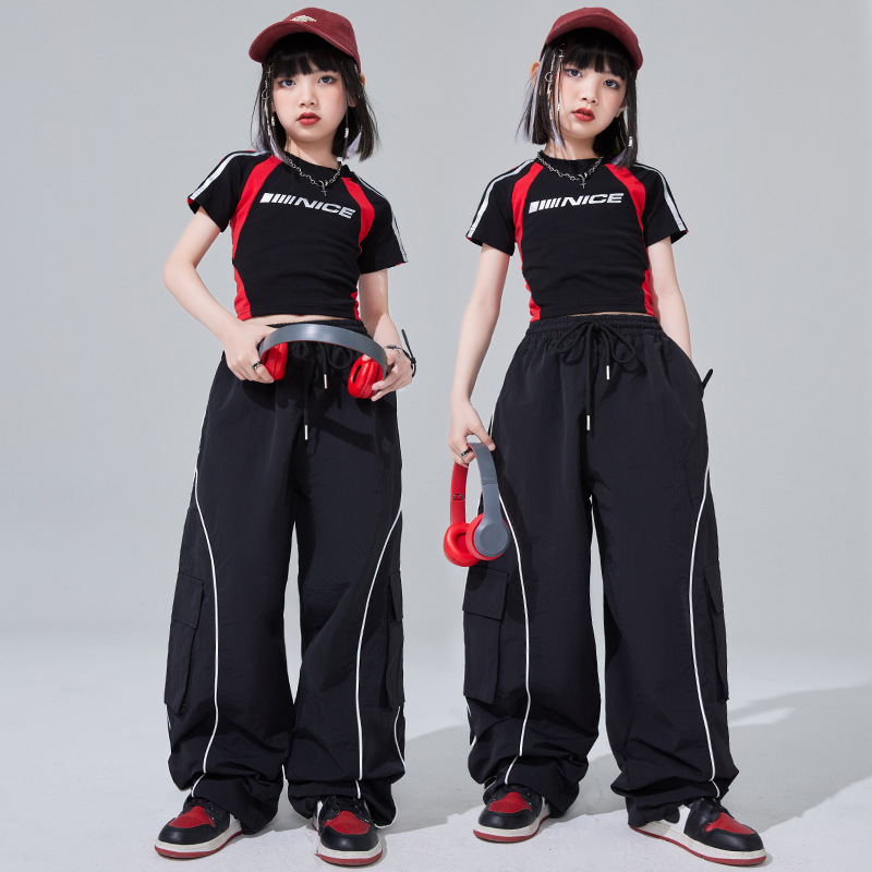 学院街舞2025新款六儿童演出服
