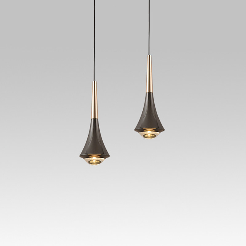 卧室床头吊灯现代简约可升降创意触摸开关设计感长线小吊灯吊线灯