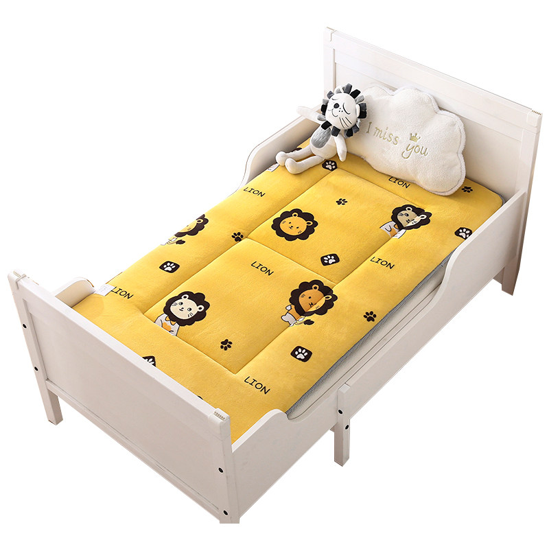 幼儿园床垫垫子加厚冬季加绒褥子宝宝儿童午睡专用可拆洗折叠垫被