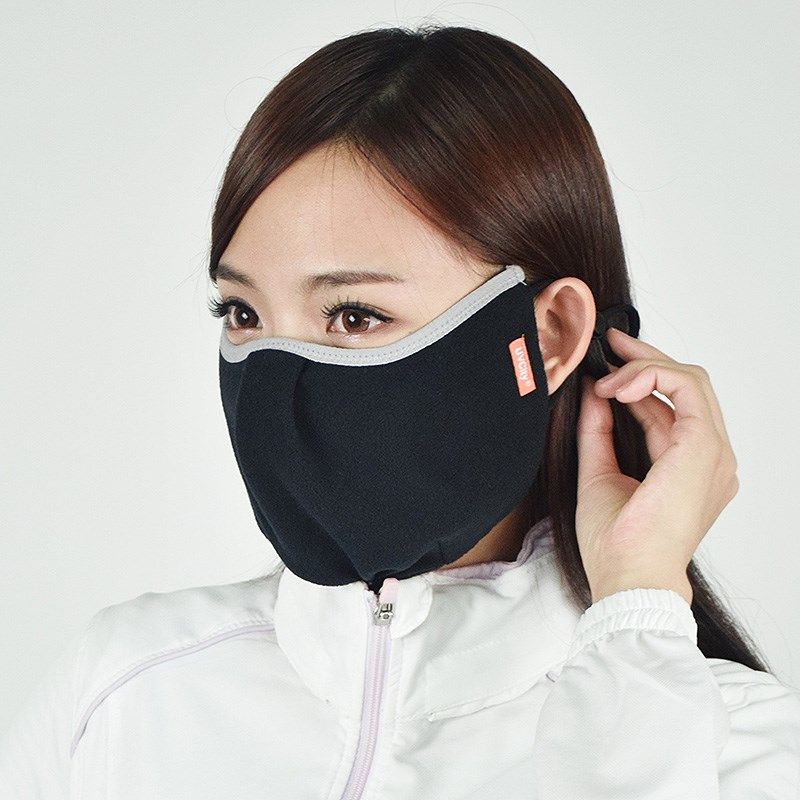 UVCity冬季保暖口罩男女大护脸骑车防风遮脸防寒透气双层抓绒防臭