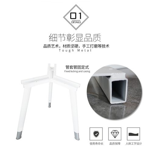 岩板大圆桌架大理石铁艺桌腿支架桌脚餐桌折叠伸缩桌架桌脚架定制