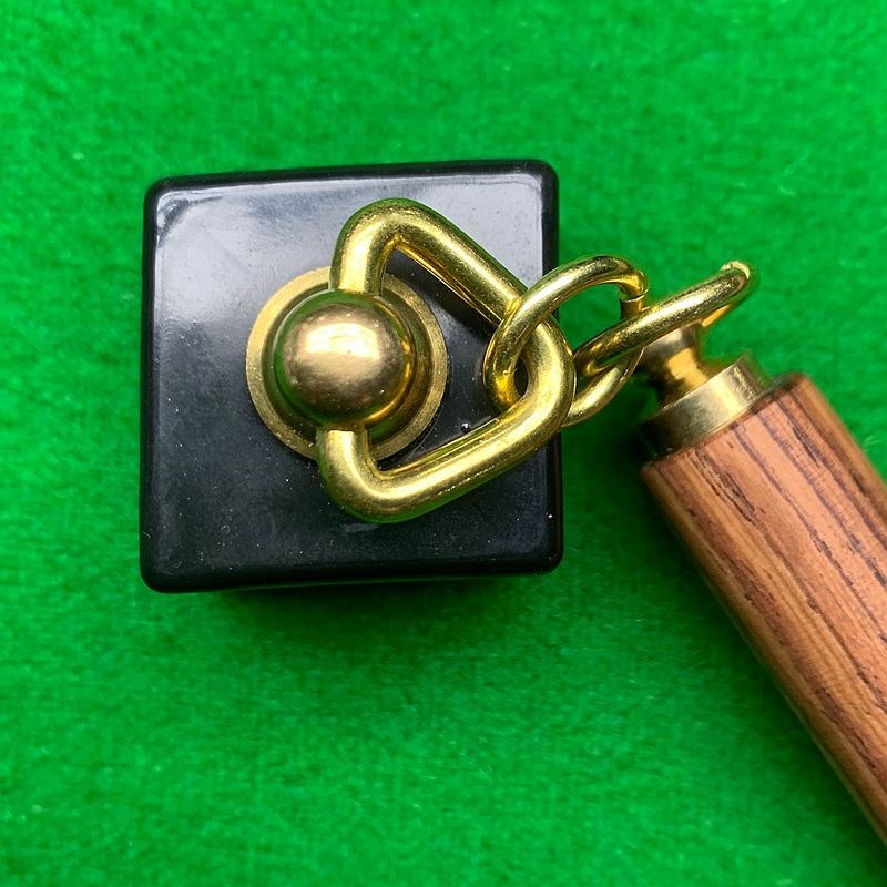 高档纯手工制作樟木可可木花梨木巧克笔台球黑八斯诺克枪粉笔个性