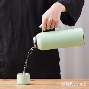 机械显温大容量保温壶便携加厚热水壶 高端家用316焖泡壶户外暖壶