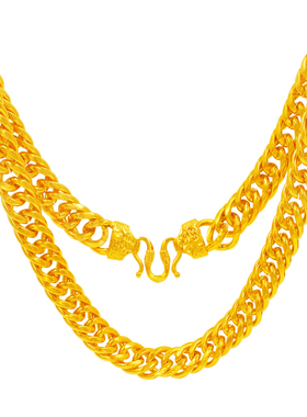 镀黄金项链男越南沙金久不褪色