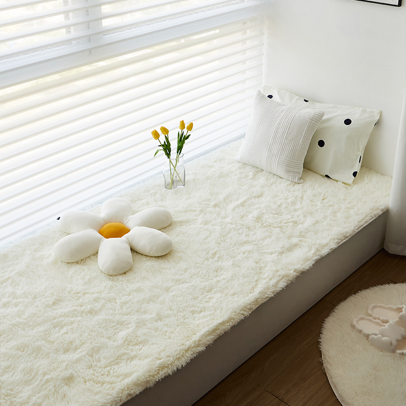飘窗垫窗台垫子四季通用毯子v2022新款窗户毛毯漂台垫毛绒毯北欧