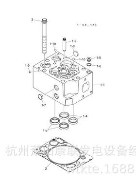 06.08041-2203插头螺丝M14x1.5螺丝，插头DP222CC斗山