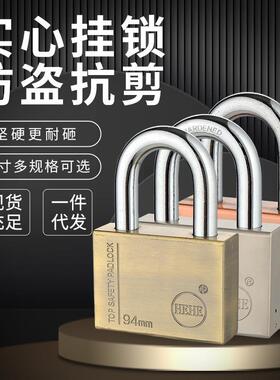 HEHE铜挂锁蛇形B级84mm94mm挂锁安全挂锁防盗防撬户外防盗门锁