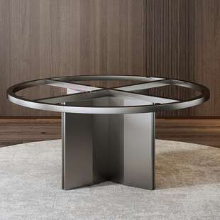 圆桌腿支架奢石餐桌腿家用圆形大理石桌脚不锈钢岩板餐台底座其他