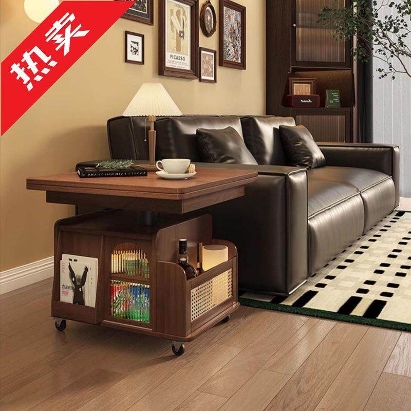 实木多功能移动推车茶几茶桌升降客厅折叠茶台餐桌沙发两用小户型,农机/农具/农膜,植保机械,淘宝优惠券,粉丝福利购,淘宝优惠卷