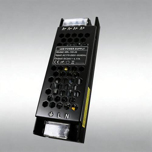 HRL长条电源广告工程12V400W照明工程24V400W室内恒压驱动