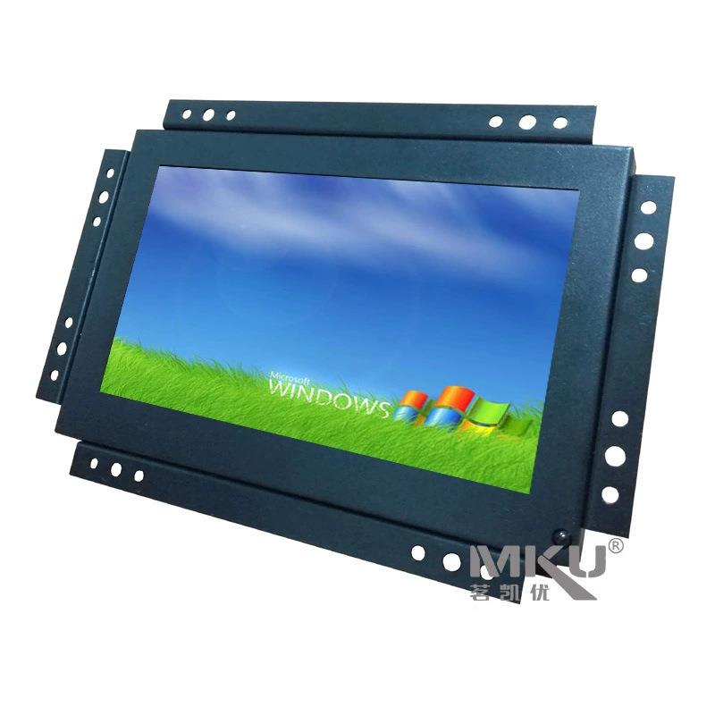 7寸触摸显示器开放式金属壳液晶监视器VGAHDMI高清显示器可客制