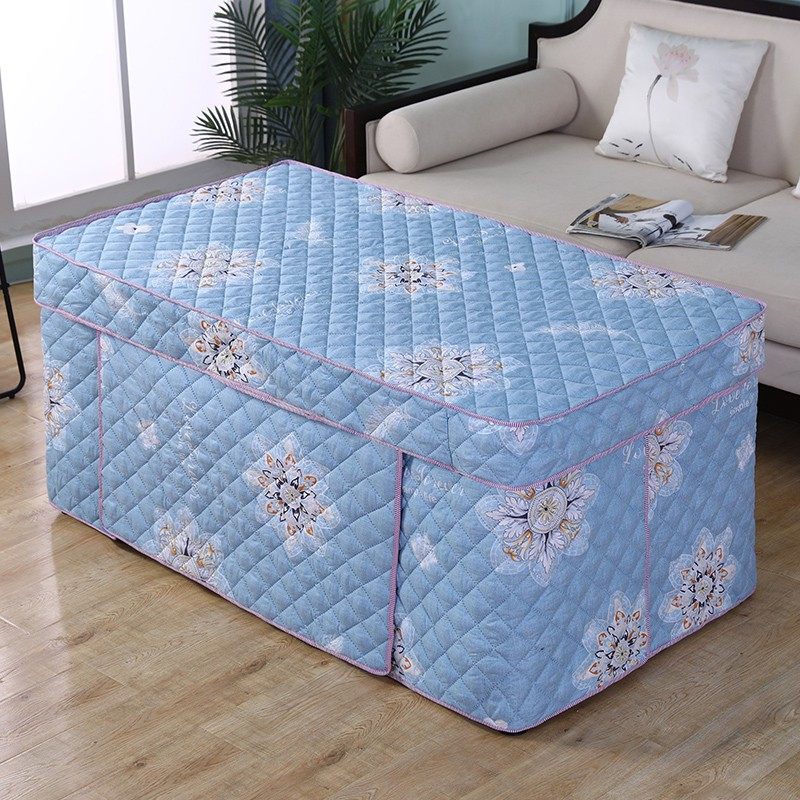 冬季烤炉罩套长方形茶几套罩加厚电炉子家用取暖器烤火桌子千里马