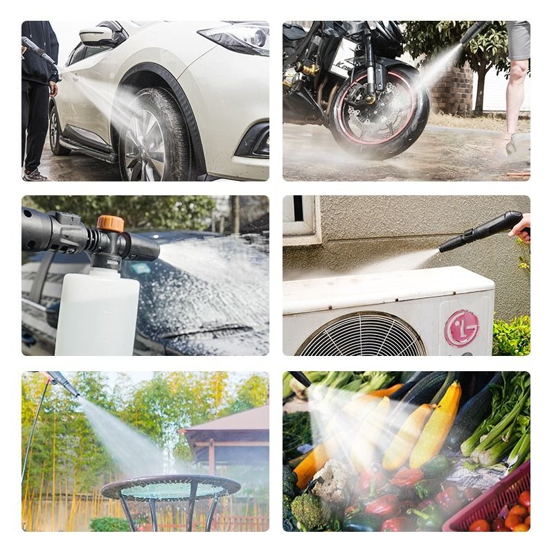 亿力4420高压大功率洗车机220V全自动洗车水枪泵家用神器功率强力