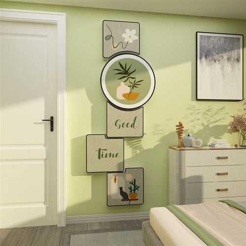 客餐厅亚克力3d立体贴纸壁画卧室房间布置电视机背景墙面装饰挂件