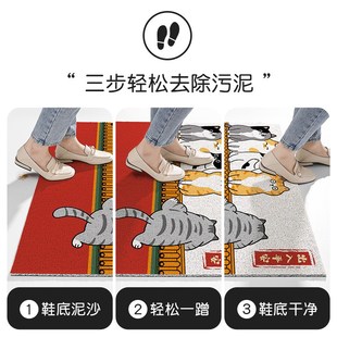 地垫入户门垫进门家用pvc户外防滑脚垫耐磨丝圈玄关地毯2024新款
