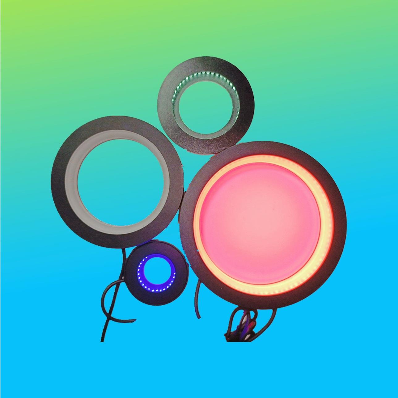 机器视觉多角度环形光源LED可调灯源图像检测设备对位等通用光源