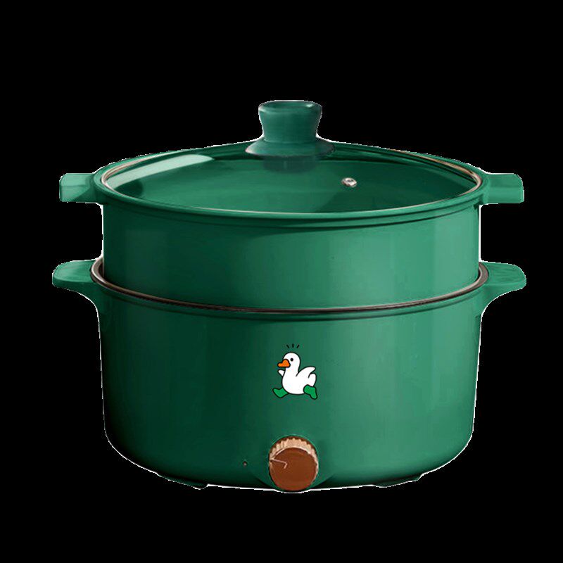 全自动电煮锅家用小电煮锅多功能大容量电热火锅不粘蒸煮一体式锅