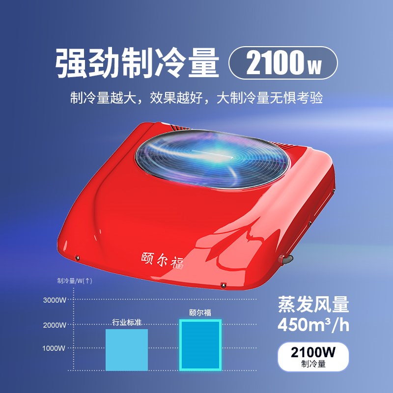 颐尔福驻车空调轻卡专用24V制冷12V空调无刷低噪节能电动货车空调