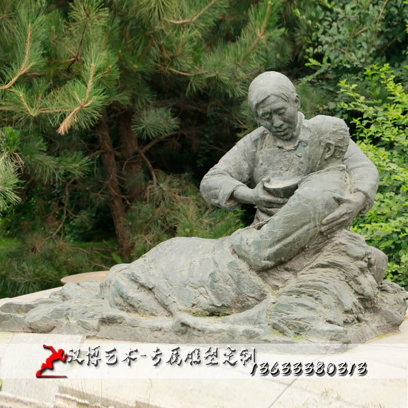 玻璃钢仿铜人物雕塑户外广场铸铜活佛济公雕像铜雕古代神话人物像