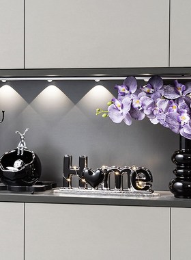 高档玄关钥匙收纳摆件入户进门口鞋柜锁匙高端装饰品乔迁新居礼品