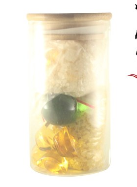 安忍水 五黄二黑 元宝 绿水晶 黑水晶 白水晶 铜钱 水晶 财神米