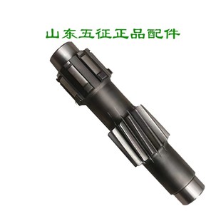 五征三轮车原厂配件十档四轴三轴齿轮轴斜齿轴二轴变速箱轴一轴