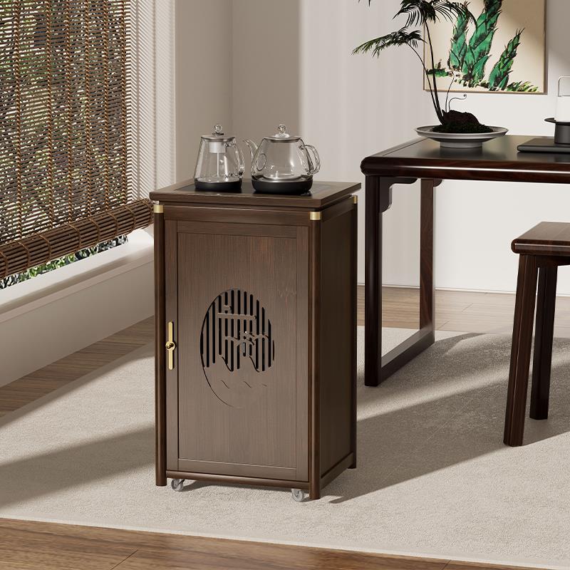 移动小茶桌家用茶台烧水壶一体茶水柜办公室茶桌侧边柜茶柜置物架