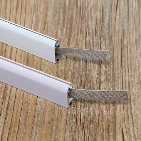 定制窗帘卷帘铝合金下杆广告布写真布商场挂画杆塑料下杆垂直面料