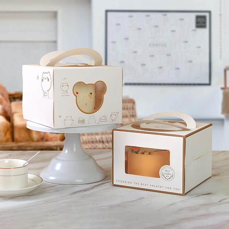 4寸正方形儿童手提50套食品四寸芝士西点心生日蛋糕包装纸盒子,厨房/烹饪用具,点心包装盒/包装袋,淘宝优惠券,粉丝福利购,淘宝优惠卷