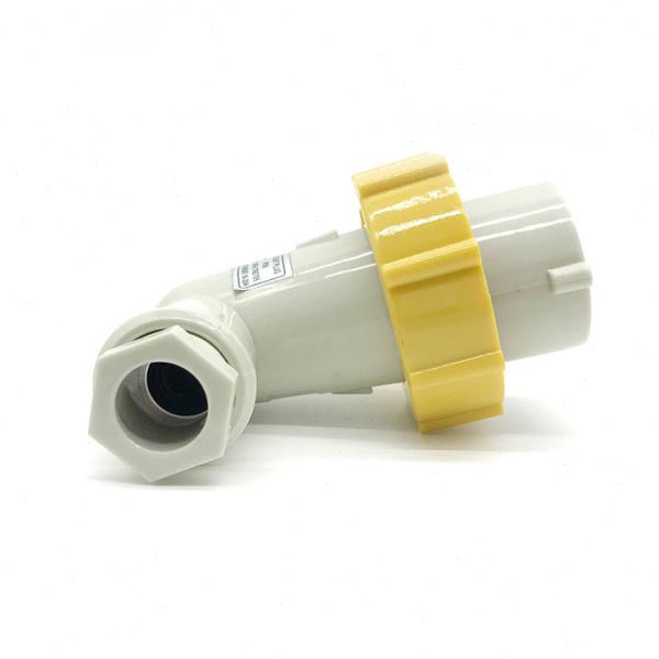 三孔插头IMPA792755船用防水插头IEC标 准P12-2B1 AC130V 黄色