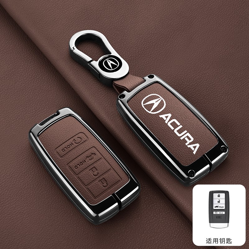 适用讴歌acdx钥匙套rdx/mdx/nsx/tlxl高档ikx车用zdx金属包壳扣男