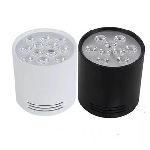 筒灯免开孔吸顶吊线3瓦5w7w9w12w15w18w客厅店铺圆形射灯 led明装