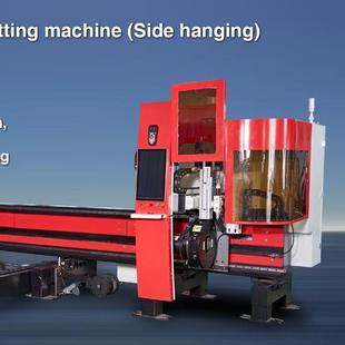 B16免画图三维侧挂上料激光切管机重型大型管半自动上料机