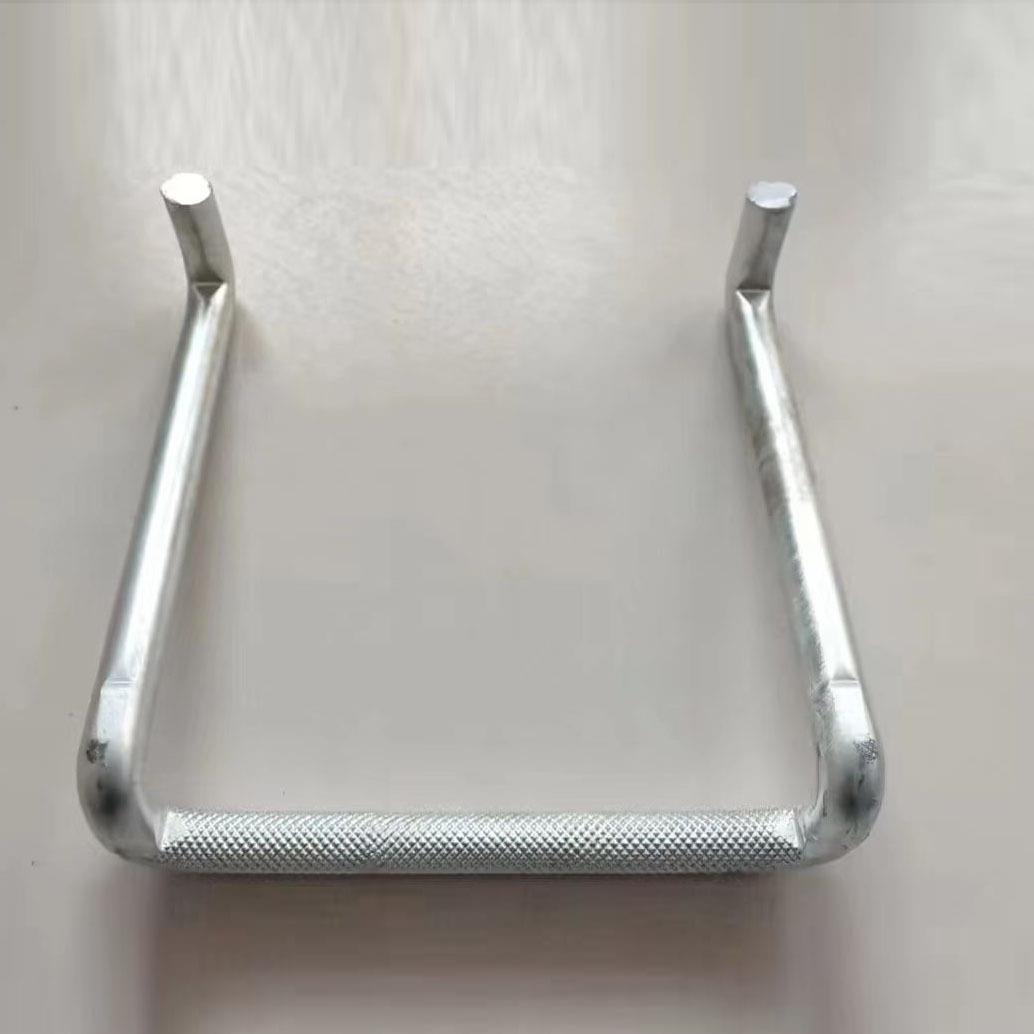 304不锈钢踏步自带膨胀塑钢爬梯检查井浇筑井爬梯安装出口标准