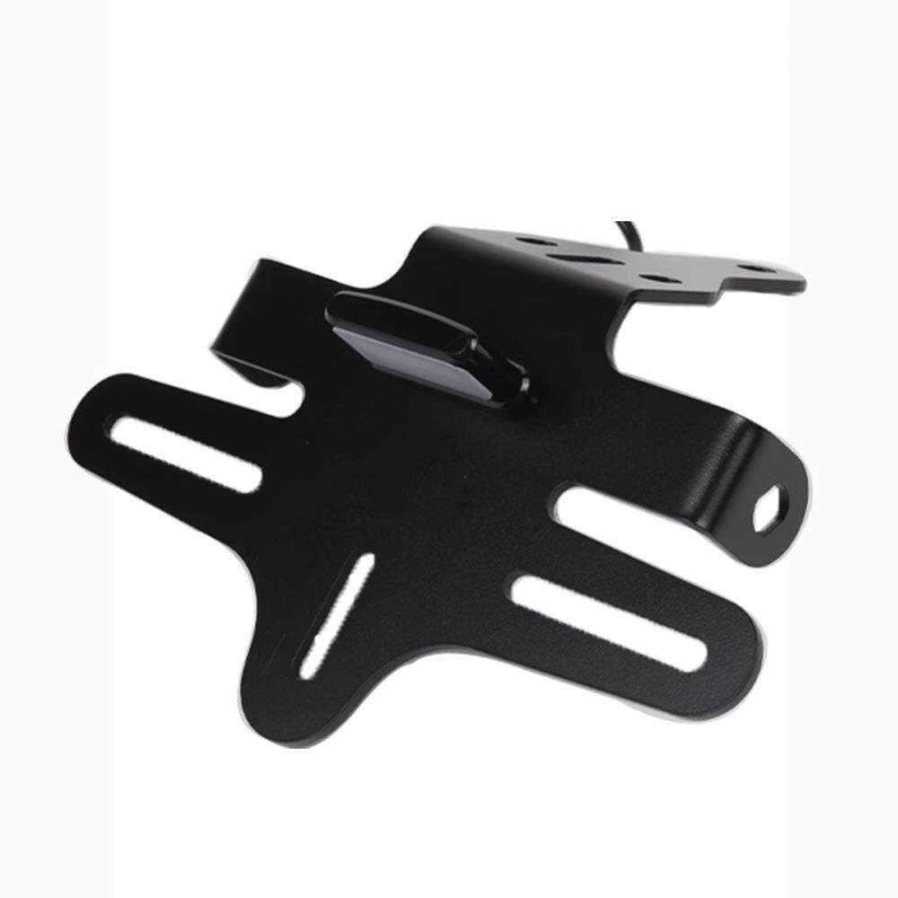 适用春风CFMOTO450SR改装后牌照架车牌架短尾支架带灯