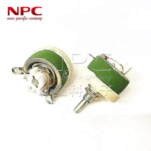 25W瓷盘电阻BC1-25W10RJ5%大功率可调滑动圆盘绕线变阻器