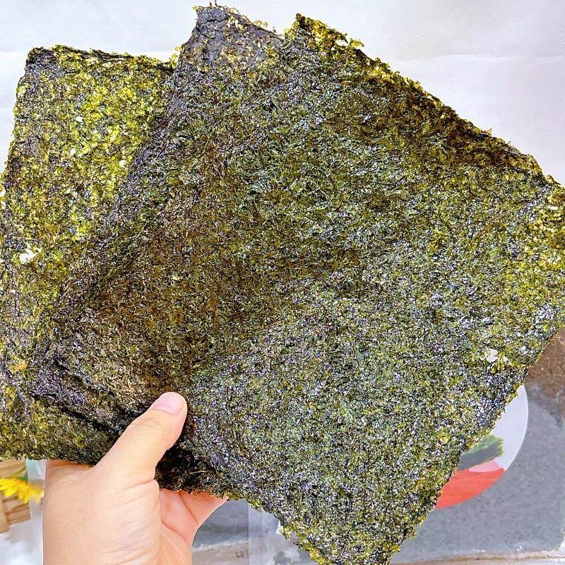 鲁顺南澳海苔原味辣味40克*2包即食零食大片紫菜休闲零食