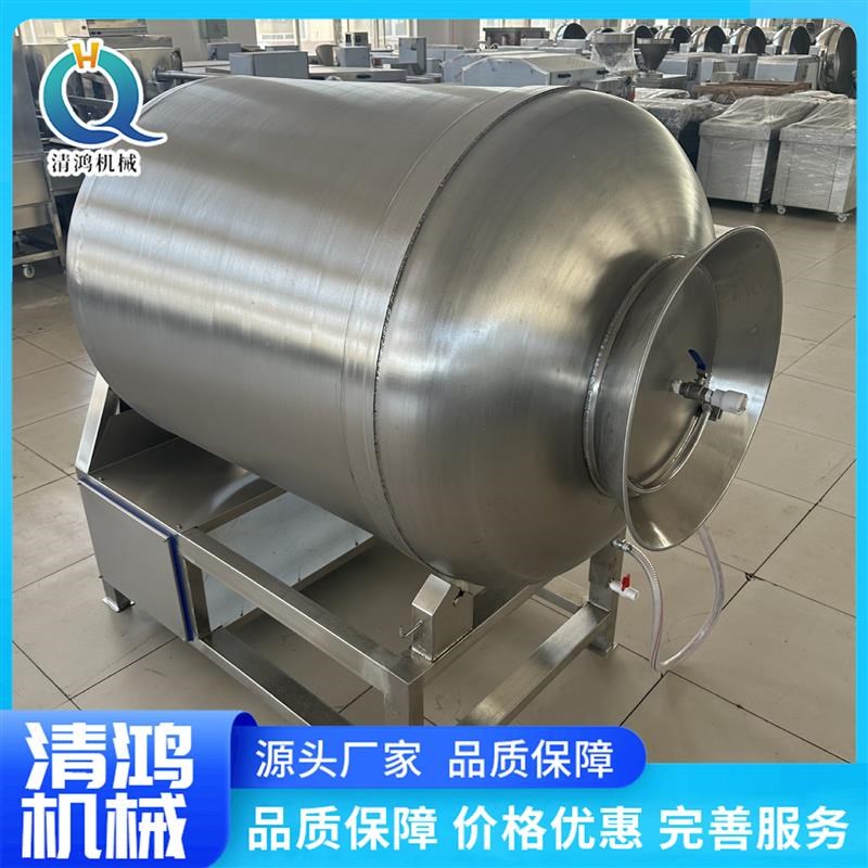 自动鸭头真空滚揉机 鸡肉鸡柳肉制品腌制嫩化机 牛排滚.揉入味机