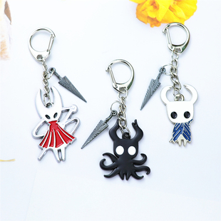 空洞骑士纯粹骨钉钥匙扣链丝绸之歌游戏武器道具书包金属挂件项链