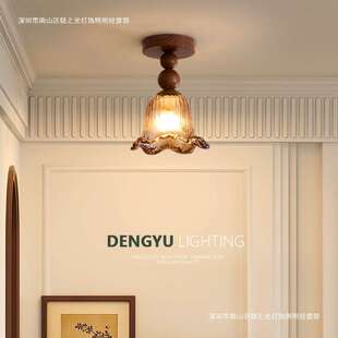 中古风宋代美学床头吊灯复古壁灯卧室艺术吸顶过道玄关楼梯阳台灯