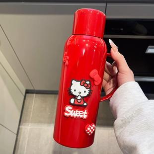 新款 大容量高颜值茶水分离316保温杯女生可爱焖茶保温壶