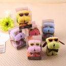 新款 蛋 创意蛋糕毛巾小狗造型活动生日礼品公司企业LOGO布艺蛋糕