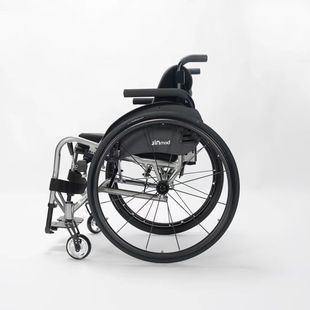 中进轮椅431运动轮椅残疾人折叠轻便JINMED便携航钛铝合金代步车