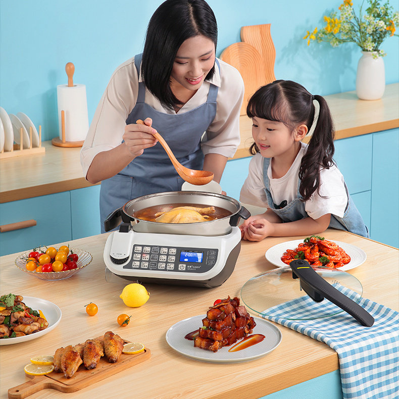 捷赛LWOK-E15全自动炒菜机器人智能大容量家用多功能无油烟烹饪锅
