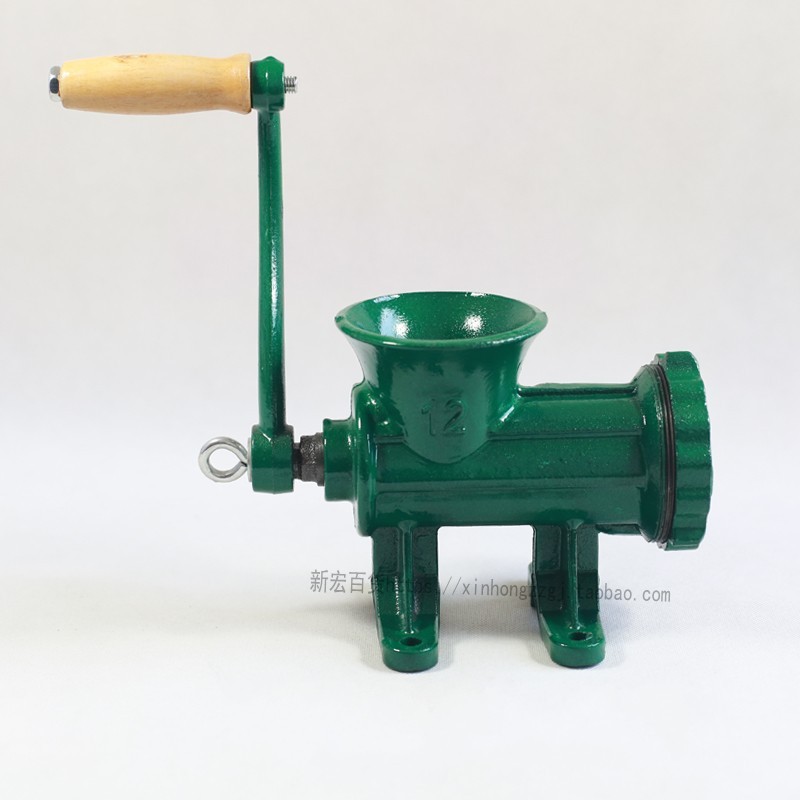 家用手动铸铁绞肉机12号灌肠机搅鸡架碎肉机碎菜机搅辣椒包邮