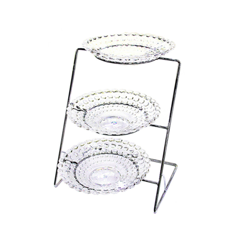 饭店自助餐台甜品器皿水果凉菜盘子展示蛋糕点心茶歇摆盘架子支架