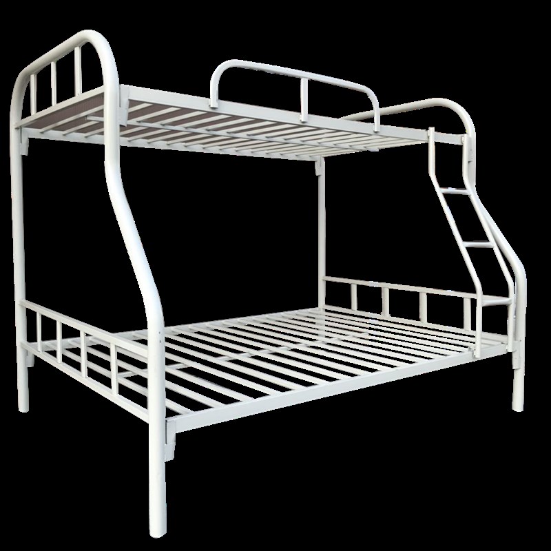 双人子母床钢架床高低床上下铺铁艺学生铁架床双层床宿舍床架子床