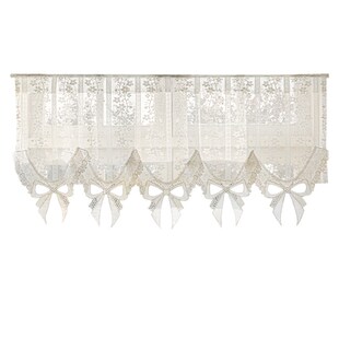 美式高级感法式半截窗帘厨房半帘短帘拱形门蕾丝纱帘走廊遮挡门帘